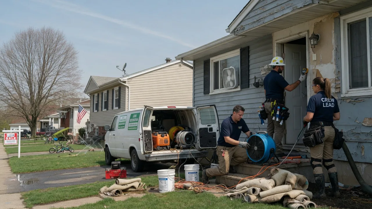 Flood Cleanup in Victoria, IL near me